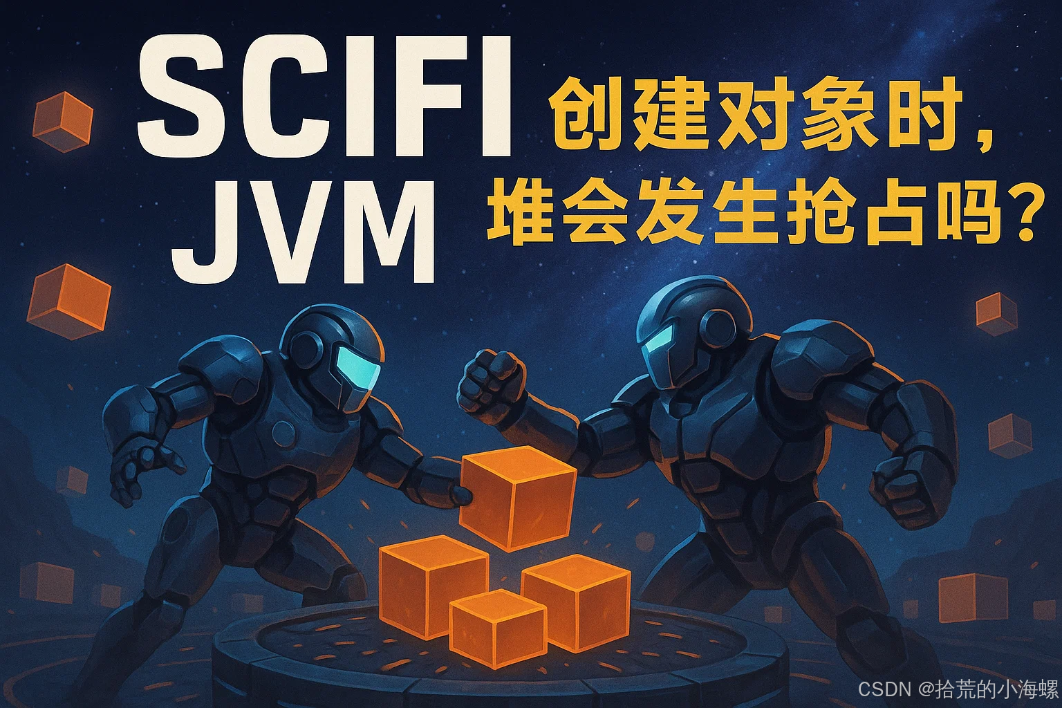 JAVA：JVM 创建对象时，堆会发生抢占吗？